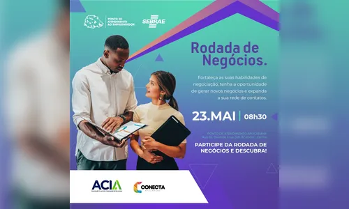 Rodada gratuita de negócios será realizada em maio na Acia