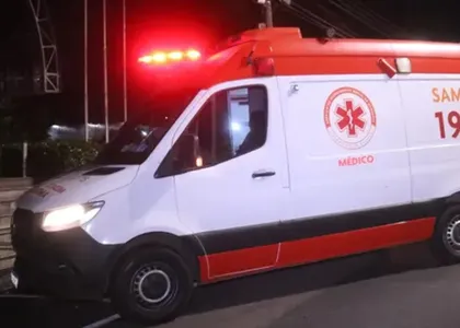 Samu foi ao local
