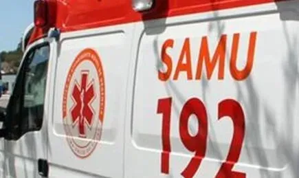 Segundo informações do Samu, o idoso de 79 anos sofreu ferimentos leves