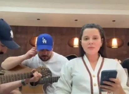 Vídeo foi publicado no perfil de Maraísa, mas foi apagado após críticas