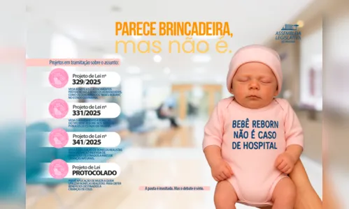 Bebê reborn: deputados já apresentaram ao menos 4 projetos no Paraná