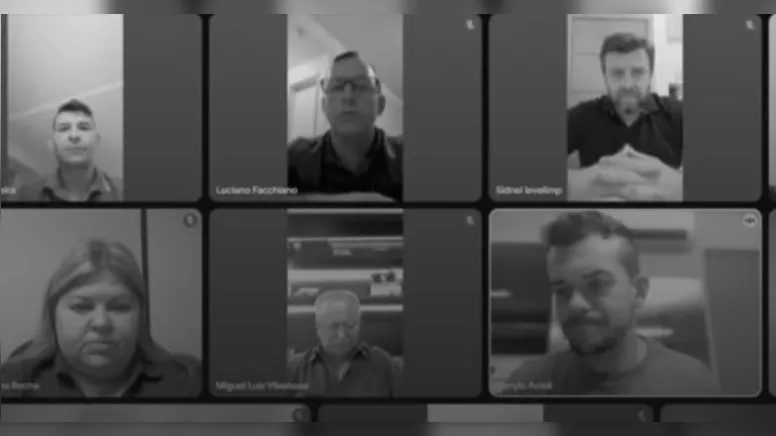 Sessão remota do Legislativo de Apucarana