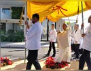 Fiéis participam de procissão e missa de Corpus Christi em Cambira