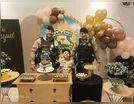 Policiais militares participam do aniversário de admirador mirim