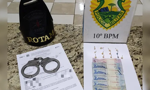 Procurado pela Justiça é preso com crack pela Rotam em Apucarana