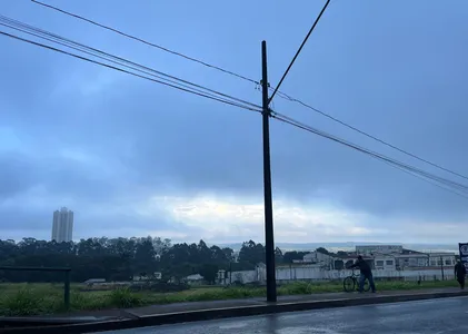 A probabilidade da presença de chuva é de 97%