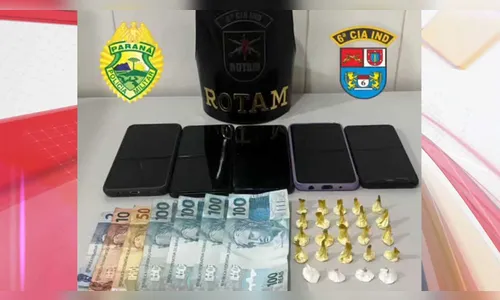Rotam prende três suspeitos de tráfico de drogas em Lidianópolis