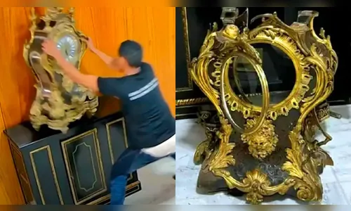 Moraes manda prender homem que quebrou relógio histórico do Planalto