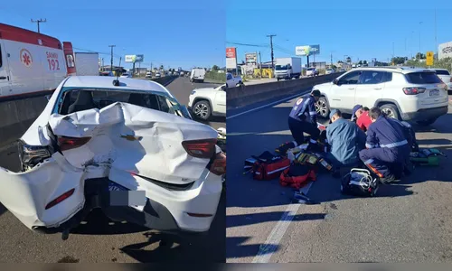 Motociclista morre após colidir CG 125 na traseira de Ônix em rodovia