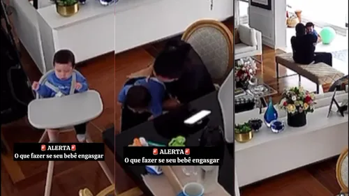 Após alguns segundos, Domênico chora e a influenciadora abraça o filho