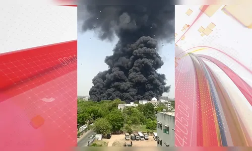 Veja momento da queda de avião com mais de 240 passageiros na Índia