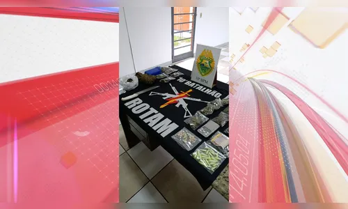 Polícia desarticula ponto de tráfico de drogas em Apucarana; vídeo