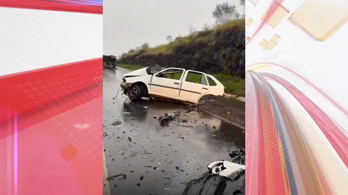 As duas vias da rodovia tiveram que ser interditadas