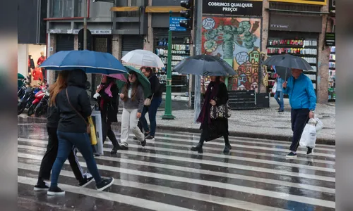 Após dias congelantes, fim de semana será chuvoso