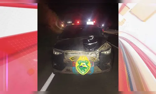 Idosa morre atropelada por carro na PR-092 no Norte do Paraná