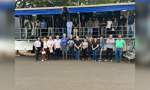 Carreta do Senai 'estaciona' em Jandaia do Sul para curso de soldagem