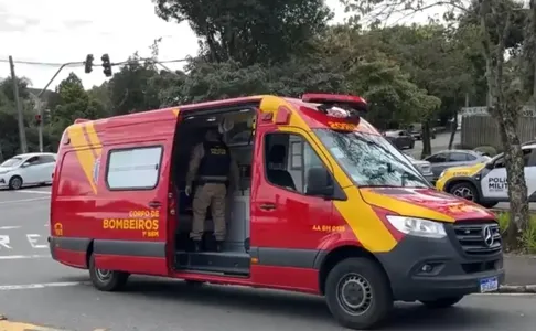 Bombeiros atenderam vítima