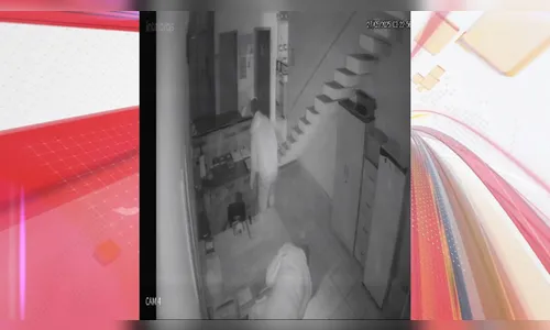 Câmera de segurança flagra ladrões furtando ferro-velho em Jandaia