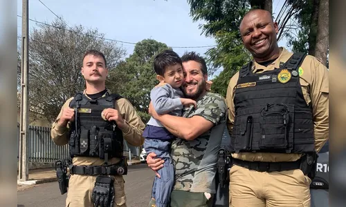 Criança autista que estava perdida é encontrada pela PM em Arapongas