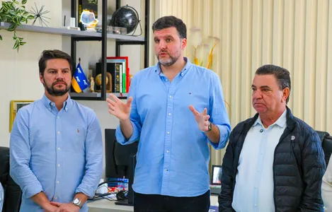 Deputado federal Pedro Lupion e Sergio Onofre