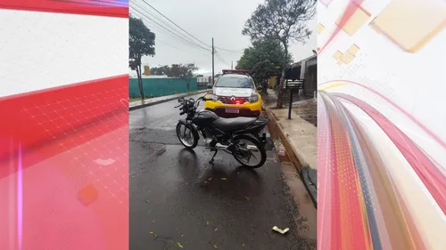 Diante da situação, o menor e a motocicleta foram apreendidos