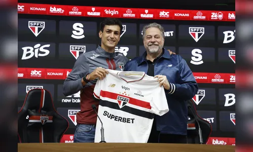 Dinenno é apresentado no São Paulo e promete entrega total no ataque