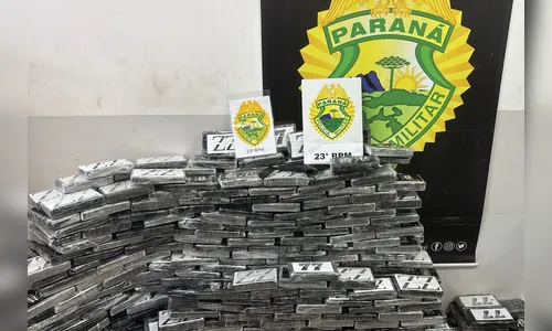 PMPR apreende mais de meia tonelada de cocaína em Curitiba