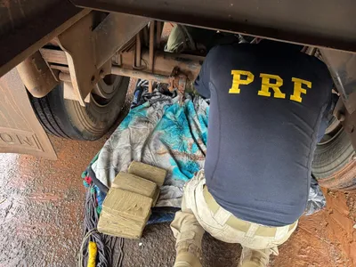 Droga estava em cilindro de ar