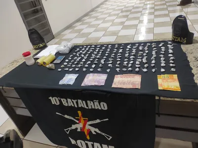 Drogas foram entregues na delegacia