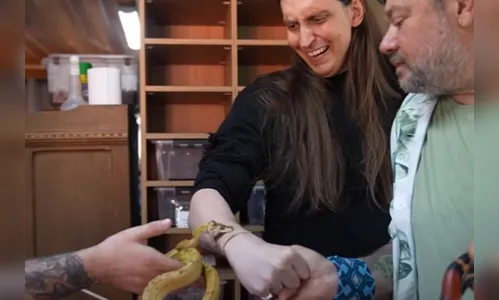 Felca é picado por cobra de Richard