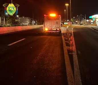 Homem morre atropelado por dois carros na PR-445 em Cambé