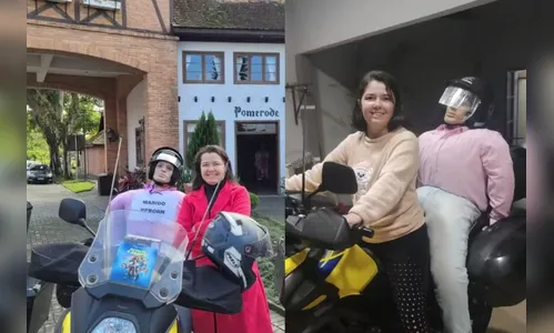 Mulher percorre mais de 2 mil km com 'marido reborn' na garupa de moto