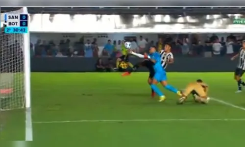 Neymar faz gol de mão, é expulso e Santos perde para o Botafogo