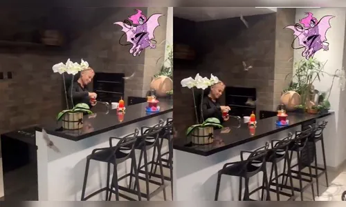 Xuxa Meneghel aparece cercada de morcegos em sua mansão