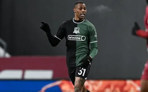 Kaio Pantaleão em campo pelo Krasnodar