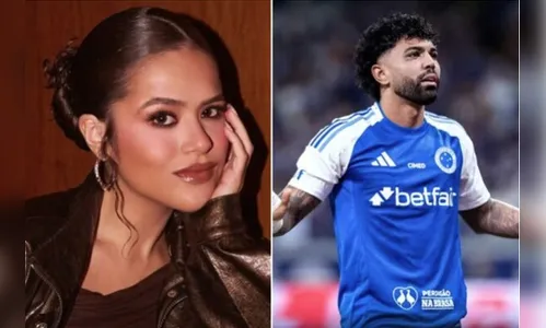 Maisa Silva é flagrada com Gabigol em saída de evento no Rio