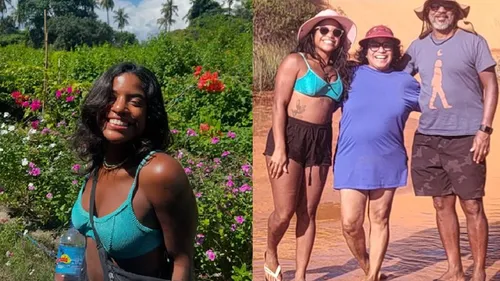 Na publicação, ele adicionou uma foto da família