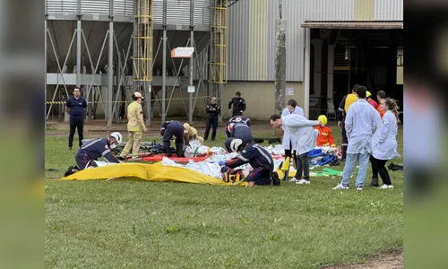 Honpar e forças de segurança realizam simulação de acidente; vídeo