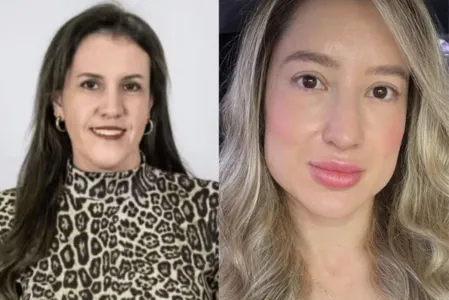 Nathalia Garnica [esq.] e Larissa Rodrigues [dir.]