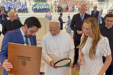Nunes se reuniu com o Papa após o Jubileu dos Bispos