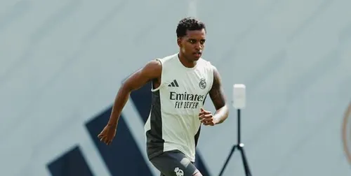 O atacante Rodrygo