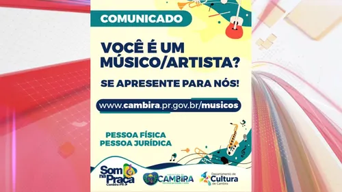 O credenciamento prevê o cadastro para artistas de diferentes estilos e segmentos musicais