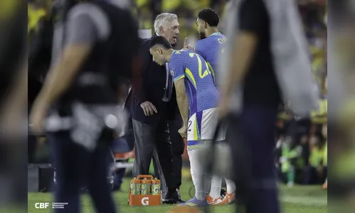 Brasil lembra time de Dorival com empate na estreia de Ancelotti