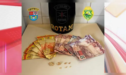 Rotam prende dois suspeitos de tráfico na Monte Castelo em Ivaiporã