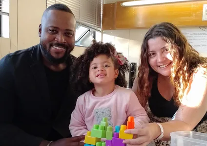O momento do reencontro foi carregado de emoção