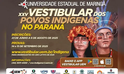 Inscrições para o Vestibular dos Povos Indígenas já estão abertas