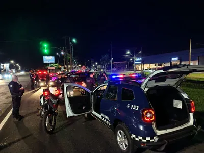 Ocorrência foi registrada na noite de domingo