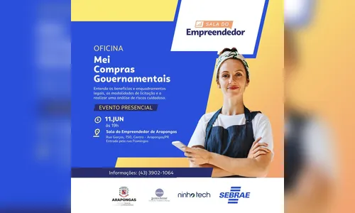 Prefeitura de Arapongas promove oficina Mei Compras Governamentais