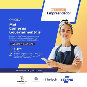Oficina acontece em 11 de junho