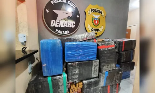 PCPR apreende mais de uma tonelada de maconha em Foz do Iguaçu